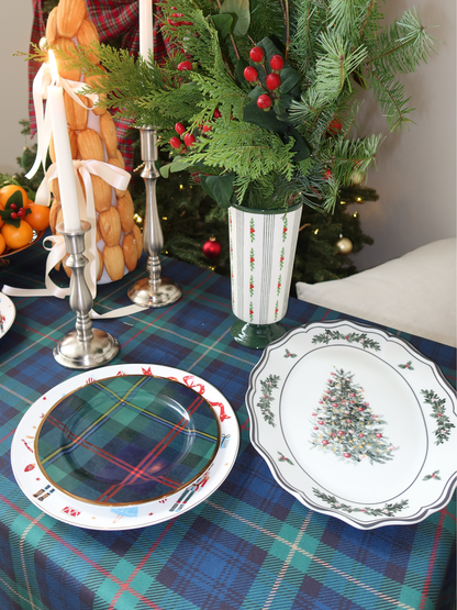 Large Christmas Tree Serving Platter