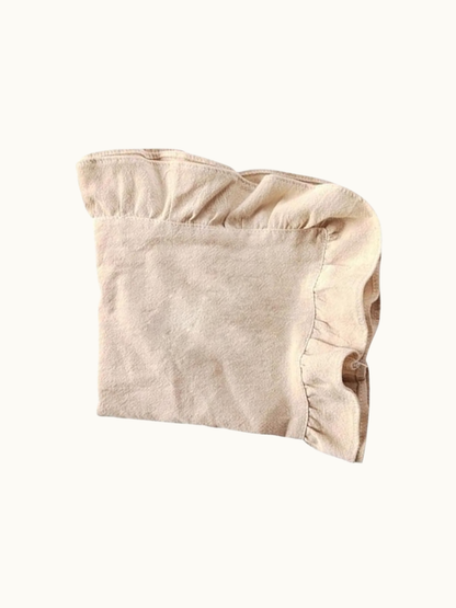 Light Beige Ruffle Napkin Set
