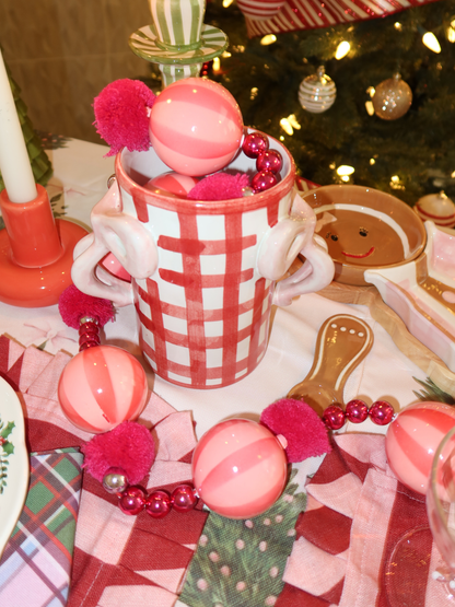 Pink Candy Pom Pom Garland