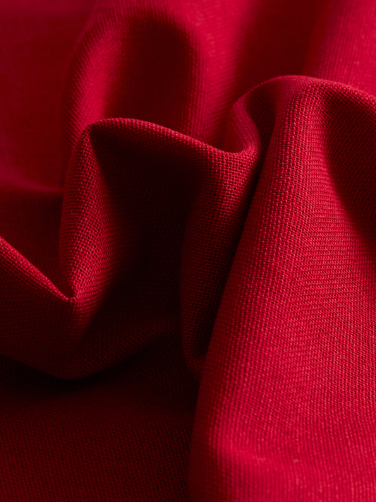 Red Round Tablecloth