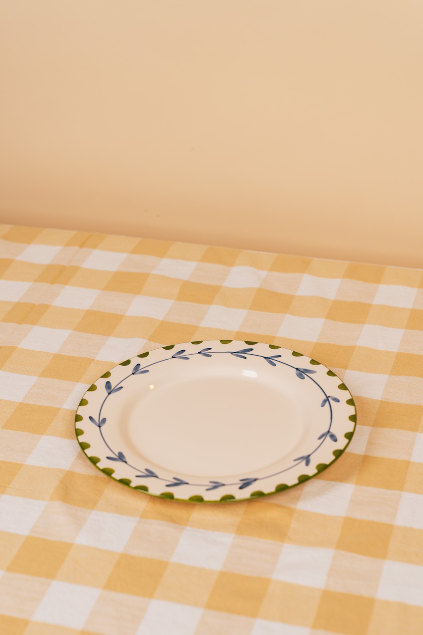 Banana Hand-Painted Dinner Plate
