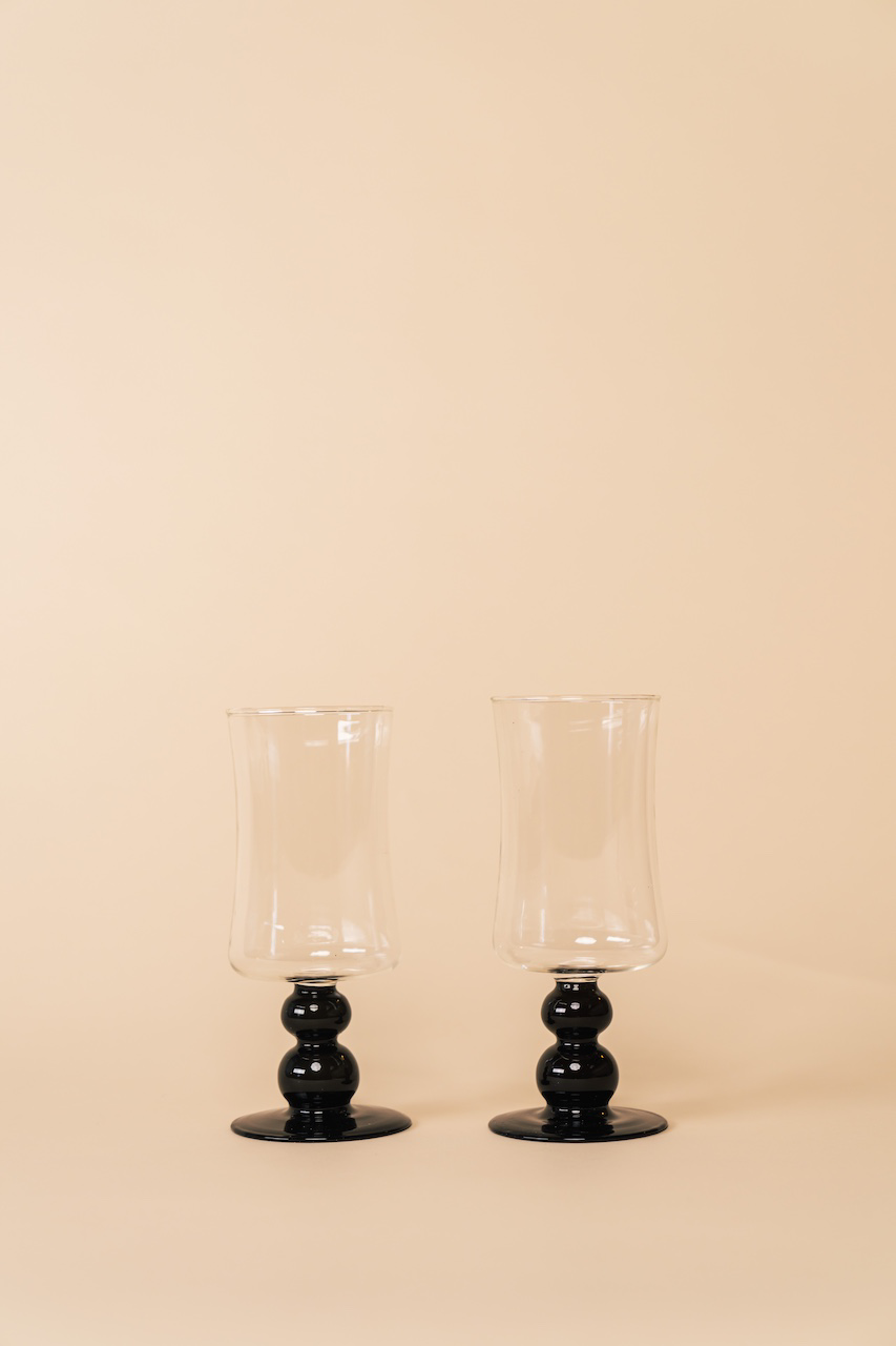Black Nordic Cocktail Glass Cup