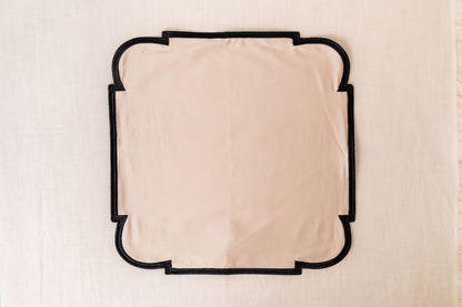 Black & White Cotton Napkin Set