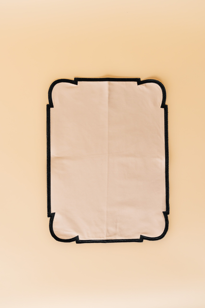 Black and White Cotton Placemat