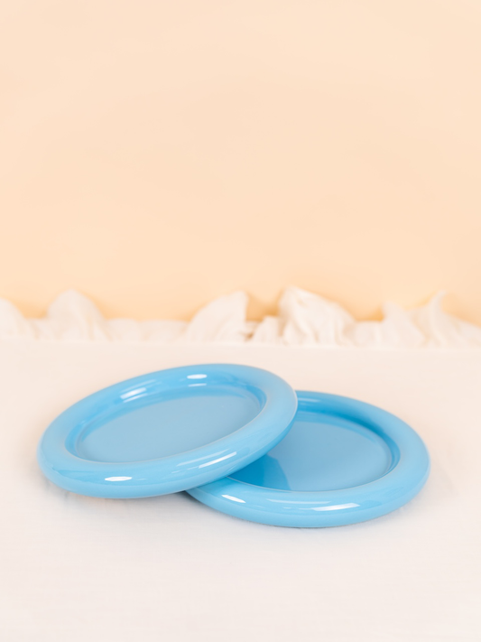 Blue Bubble Plate