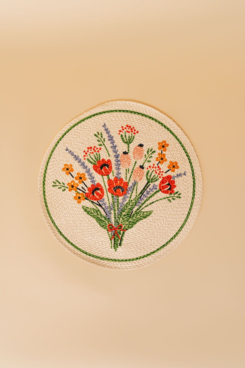Bouquet Braided Placemat Set