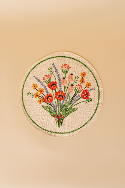 Bouquet Braided Placemat Set