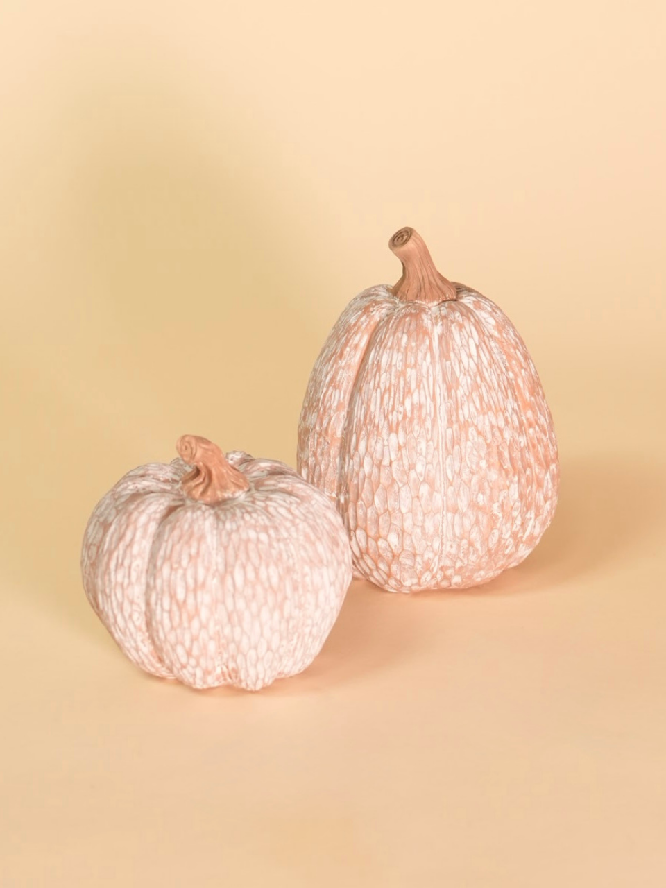 Brown Tabletop Pumpkin Set
