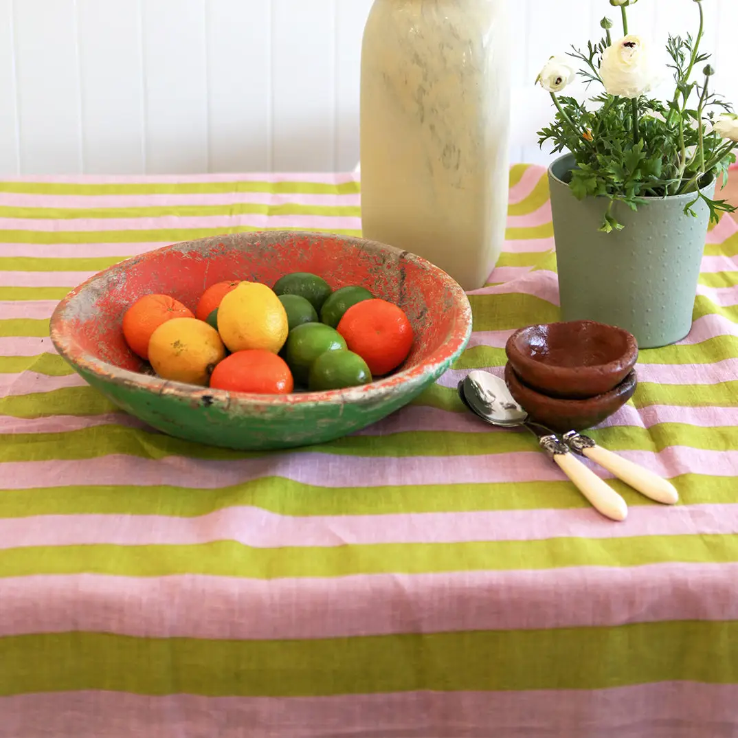 Candy Stripe Tablecloth