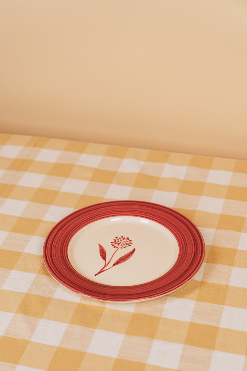 Cecilia Hand-Painted Dinner Plate Set