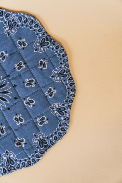 Chambray Bandana Placemat Set