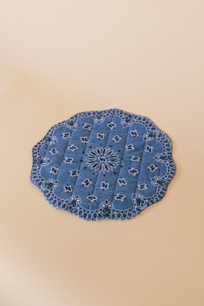 Chambray Bandana Placemat Set