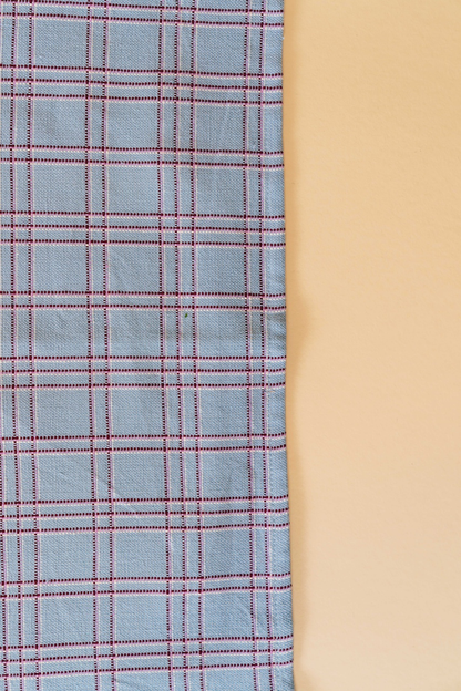 Chiapas Plaid Light Blue Placemat