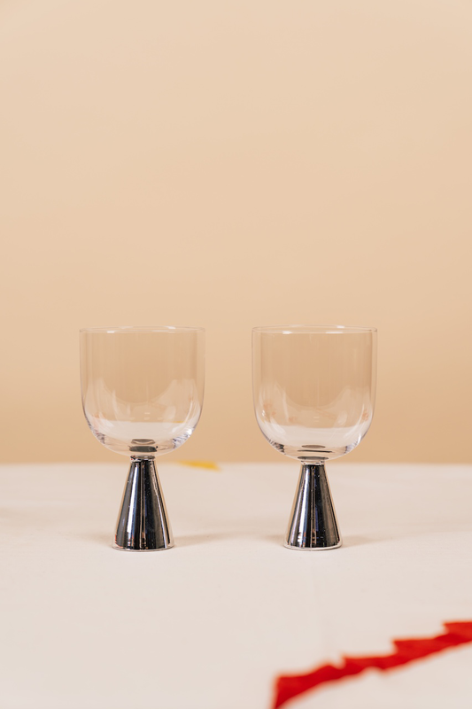 Chrome Ramona Wine Glass