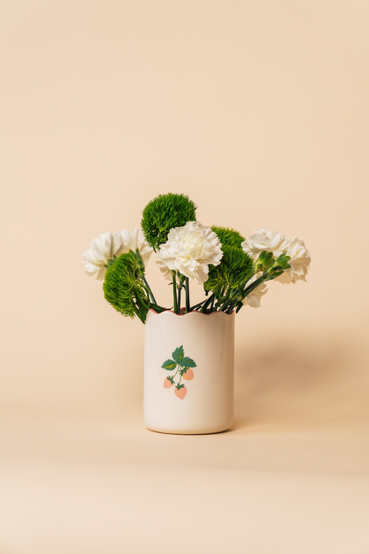 Emily Strawberry Vase