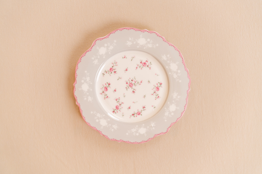 Floral Porcelain Salad Plate