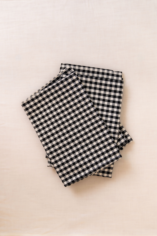 Gingham Check Yarn Dyed Napkin