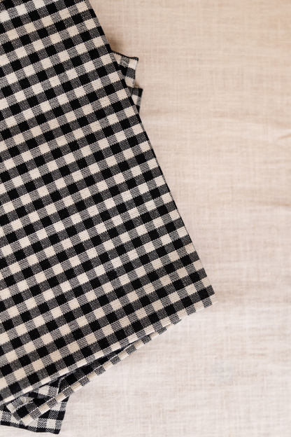 Gingham Check Yarn Dyed Napkin Set