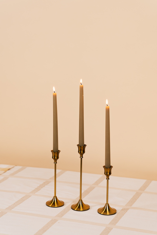 Gold Classic Candlestick Holder