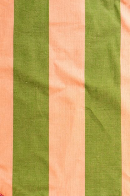 Green Stripe Cotton Placemat Set