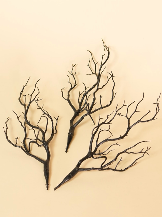 Black plastic dried tree branches&nbsp;