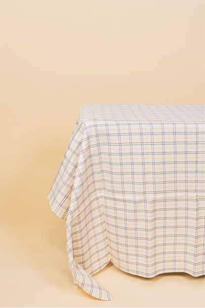 Hudson Grid Tablecloth