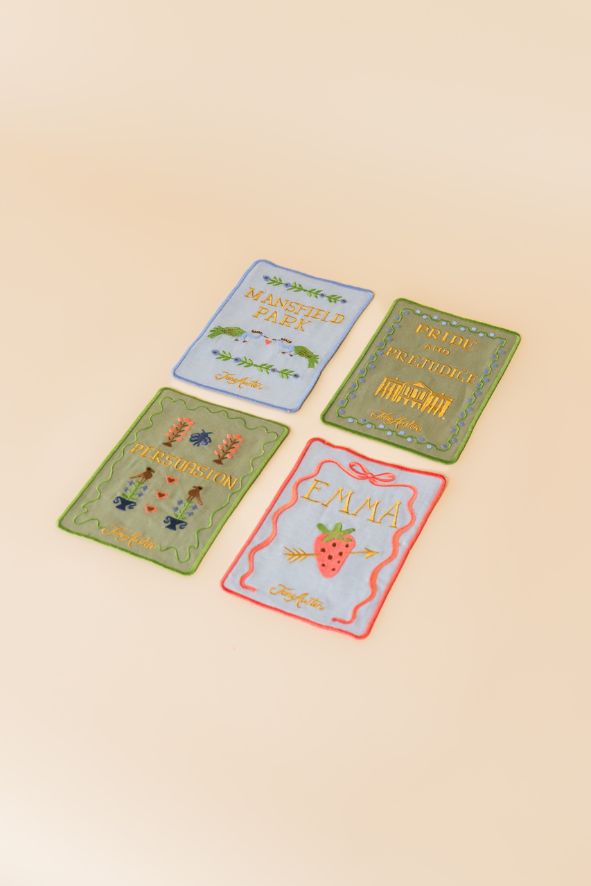 Jane Austen Cocktail Napkin Set