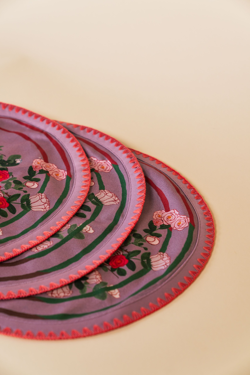 La Vie en Rose Placemat Set