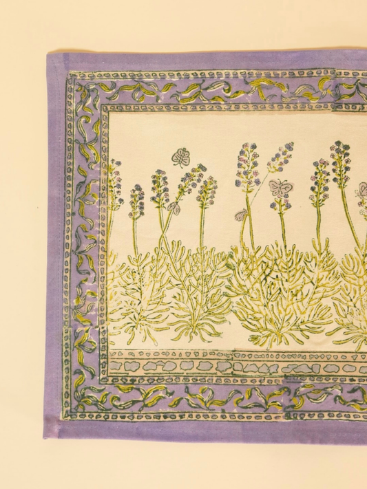 Lavender purple placemat