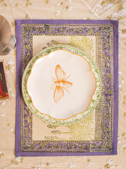 Lavender purple placemat