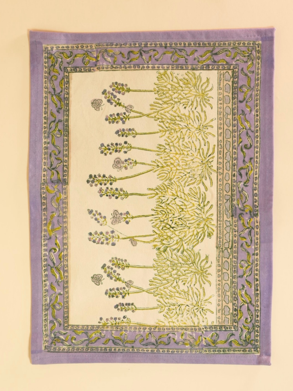 Lavender purple placemat