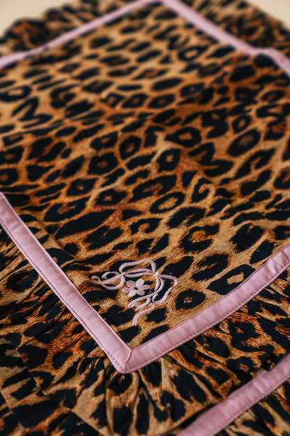 Leopard Ruffle Placemat Set