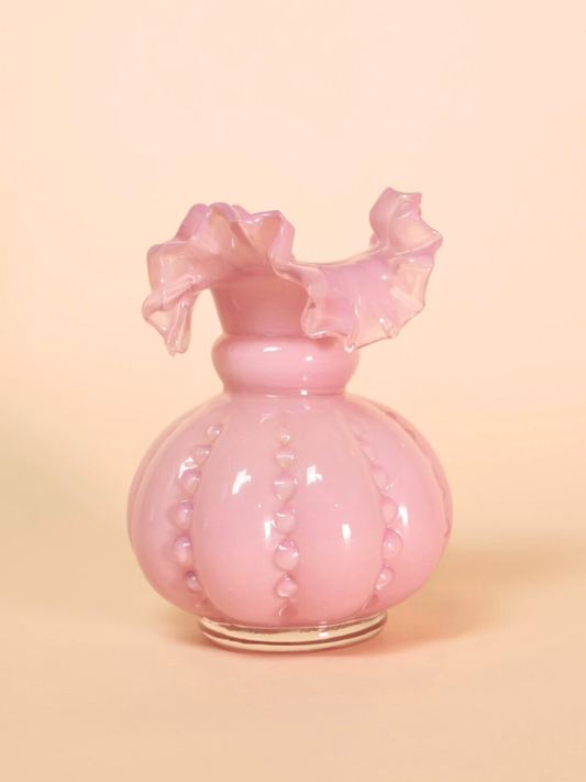 Light Pink Glass Vase