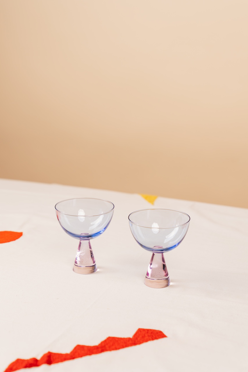 Lilac Ramona Coupe Glass