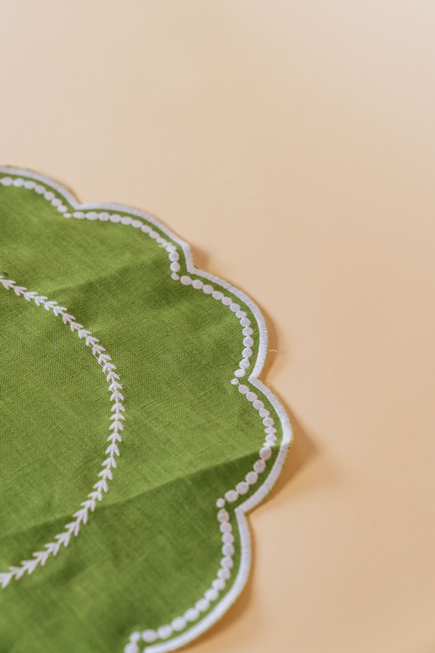 Lilibeth Green Placemat Set