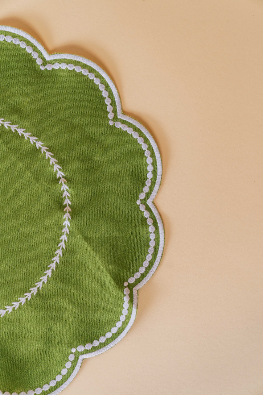 Lilibeth Green Placemat Set