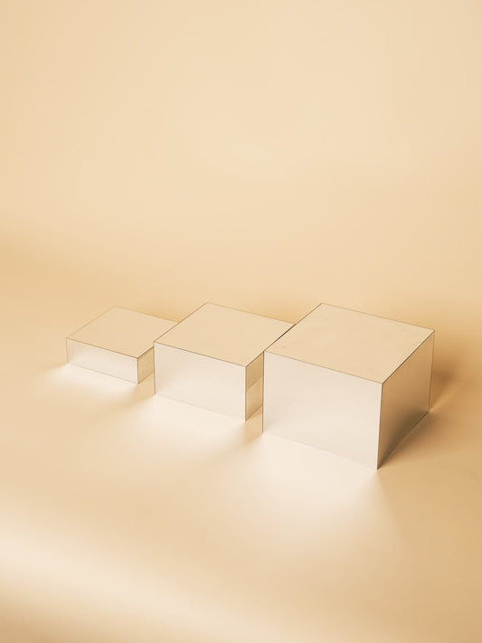 Mirror Cube Riser Set