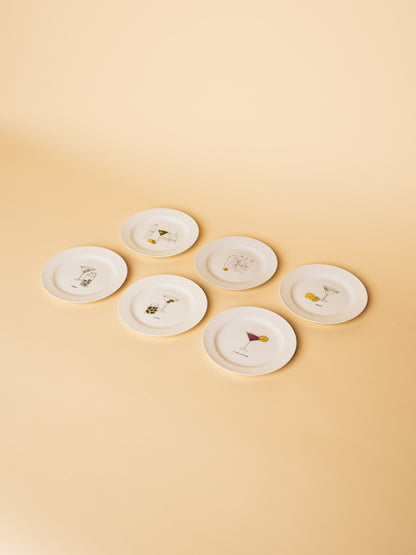 Martini Plate Set