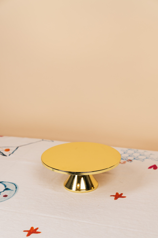 Metallic Gold Cake Stand