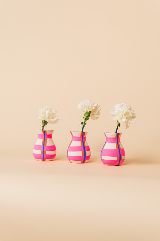 Mini Plaid Vase