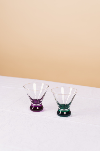 Multicolor Whiskey Glass Set of 2