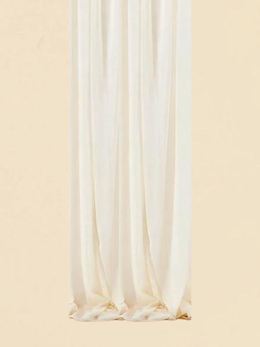 Ivory Chiffon Draping Fabric