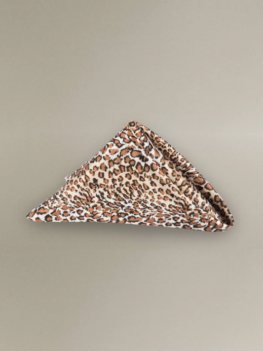 Leopard Satin Napkin Set