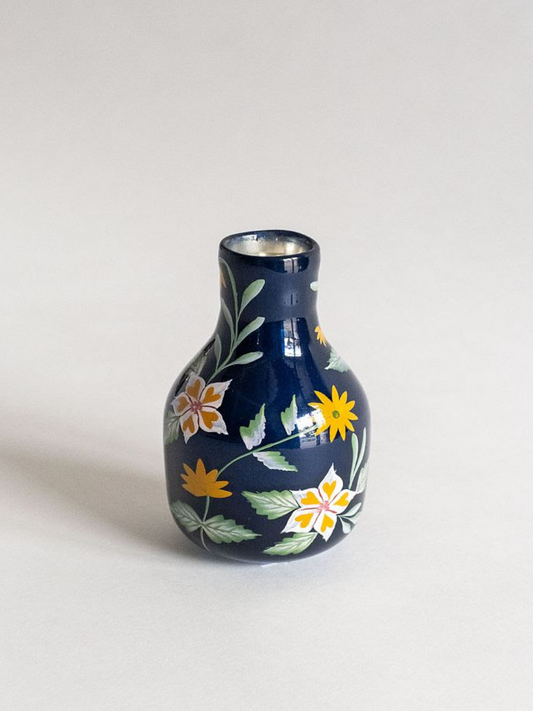Lila Blue Painted Vase