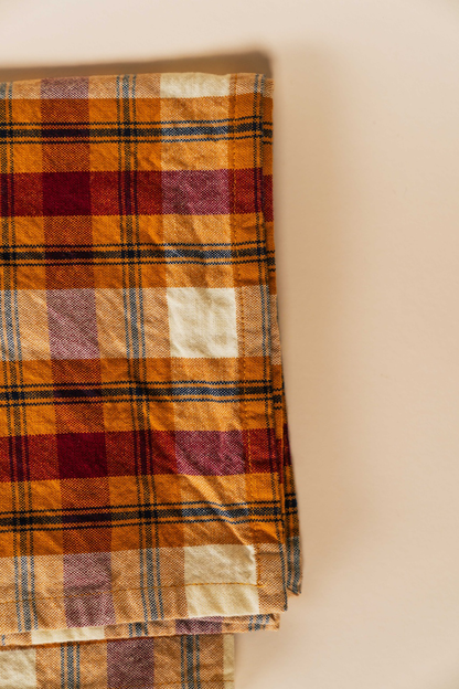 Offutt Plaid Cotton Napkin Set