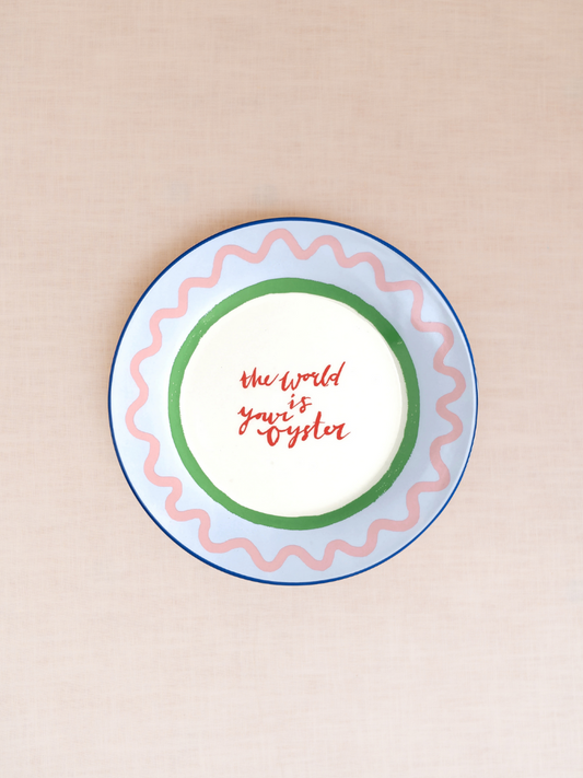 Electric Coast Oyster Side Plate Set