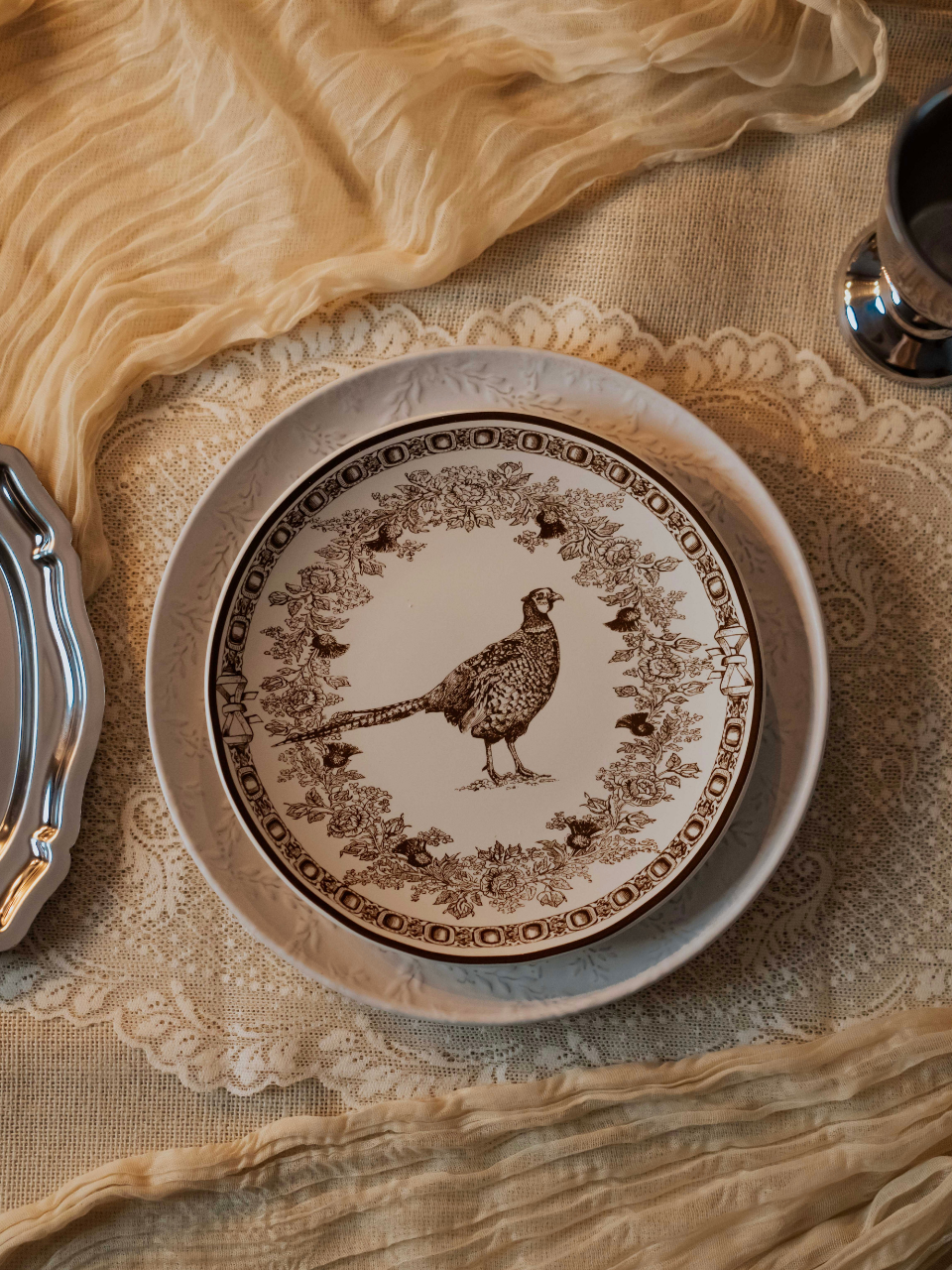Pheasant Side Plate Set