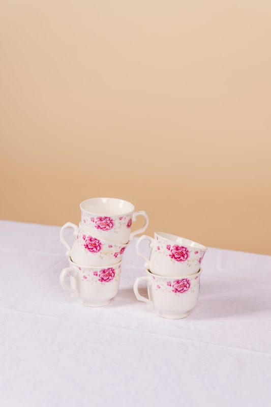 Pink Floral Antique Teacup