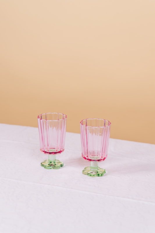 Pink Petal Glass