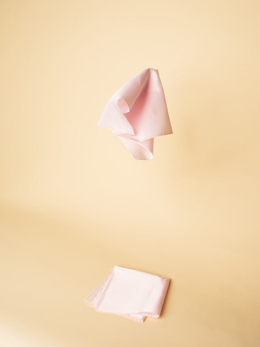 Pink Satin Napkin Set